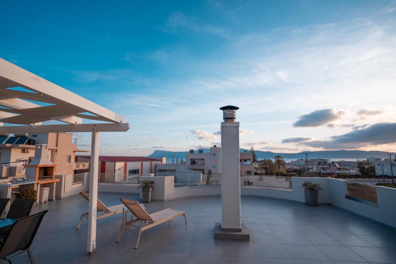Home Sweet Home - Big Balcony With Great View Киссамос Экстерьер фото