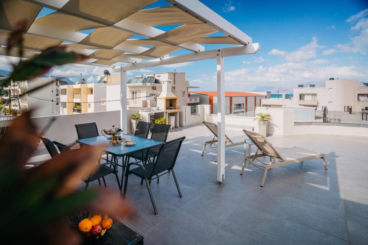 Home Sweet Home - Big Balcony With Great View Киссамос Экстерьер фото